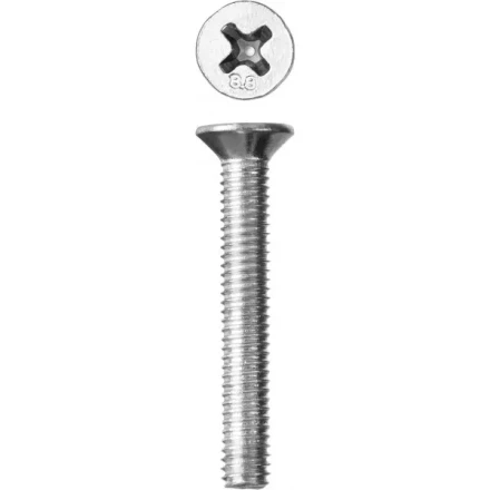 Винт ЗУБР DIN 965, класс прочности 8.8, оцинкованный, M6x40 мм, ТФ6, 6 шт. 4-303116-06-040 купить в Тобольске