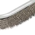 Щетка металлическая с пластмассовой ручкой, нержавеющая проволока Denzel 748287 купить в Тобольске