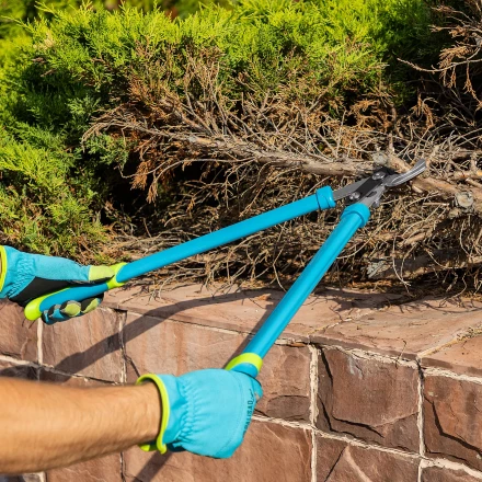 Сучкорез прямого реза Palisad 605987, 610 мм, двухрычажный механизм, двухкомпонентные рукоятки, LUXE купить в Тобольске