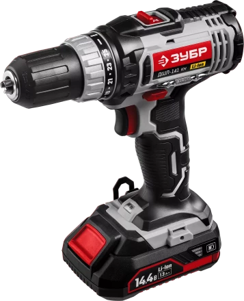 Дрель-шуруповерт 2 АКБ ДШЛ-141 КН серия СТАНДАРТ купить в Тобольске