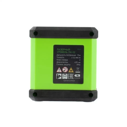 Лазерный уровень ЛН 02, 15 м, 635 нм, резьба 1/4&quot; Сибртех 35024 купить в Тобольске