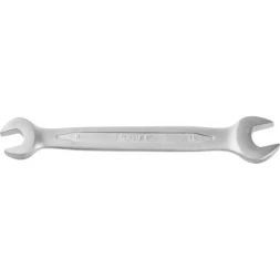 Ключ ЗУБР &quot;ПРОФИ&quot; гаечный рожковый, Cr-V сталь, хромированный, 9х11мм 27027-09-11