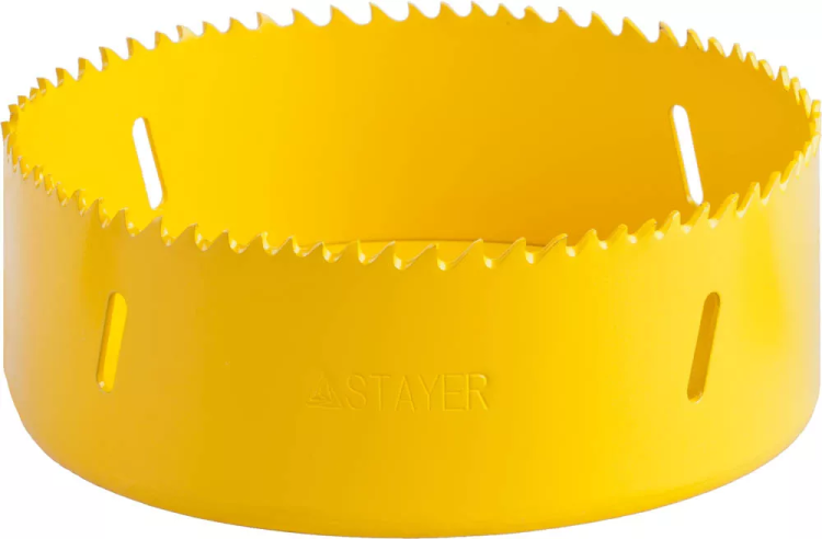 Коронка STAYER "PROFESSIONAL" Би-металлическая, универсальная, d=121мм 29547-121 купить в Тобольске