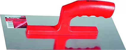 Гладилка стальная 280 х 130 мм зеркальная полировка пластмас. ручка  MATRIX 86774 купить в Тобольске