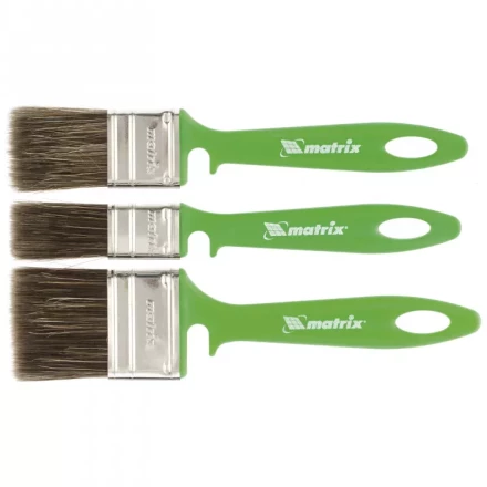 Набор кистей Работы по дереву 25 мм 35 мм 50 мм Color Line пластик Matrix 83379 купить в Тобольске