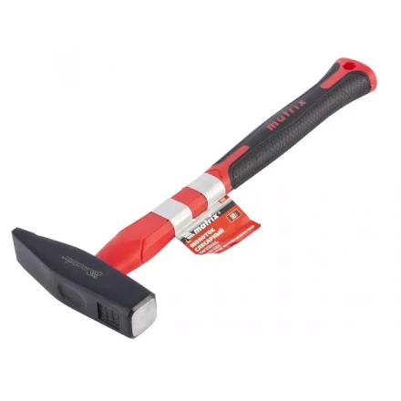 Молоток слесарный &#039;&#039;optimal&#039;&#039; 500г фибергласовая обрезиненная рукоятка квадратный боек MATRIX 10369 купить в Тобольске
