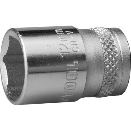 Торцовая головка KRAFTOOL &quot;INDUSTRIE QUALITAT&quot;, Cr-V, FLANK, хромосатинированная, 1/4&quot;, 13 мм 27815-13_z01 купить в Тобольске