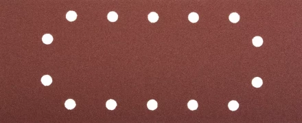 Лист шлифовальный ЗУБР &quot;МАСТЕР&quot;, 14 отверстий, для ПШМ на зажимах, Р120, 115х280мм, 5шт 35594-120 купить в Тобольске