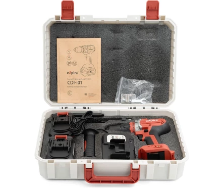 Аккумуляторная ударная дрель-шуруповерт ESPIRA CDI-i01 411053 купить в Тобольске