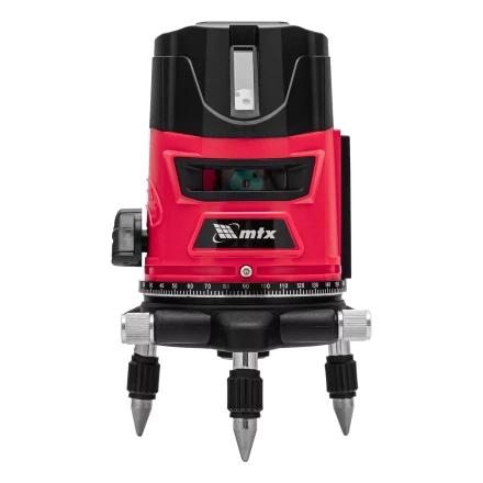 Лазерный уровень MTX CRX-30G, 30 м, зеленый луч, батарейки, резьба 5/8&quot; 35032 купить в Тобольске