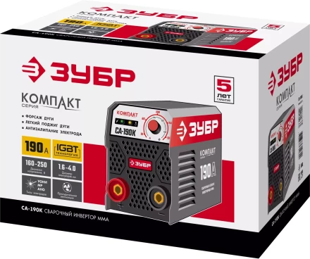Сварочный инвертор ММА СА-190К серия МАСТЕР купить в Тобольске