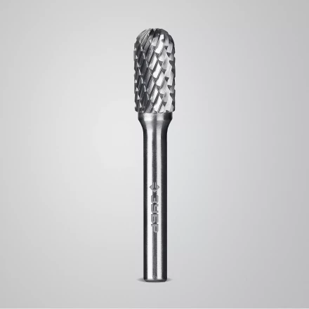 Зубр Твердосплавная борфреза C - цилиндр со сферическим концом, 10 х 20 мм (28802-10-20) купить в Тобольске