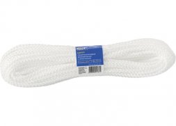 Шнур вязаный полипропиленовый с сердечником белый 3 мм L 20 м 50-55 кгс СИБРТЕХ 93956