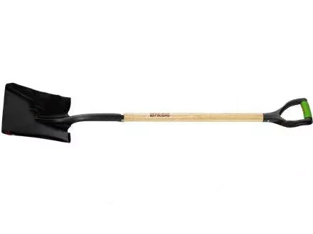 Лопата совковая эргономичный черенок из вяза двухкомп. рукоятка общая длина 1250 мм  PALISAD 61448 купить в Тобольске