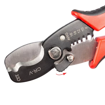 Ножницы для резки проводов КВТ MC-06 до 15 мм с функцией зачистки изоляции (85934) купить в Тобольске
