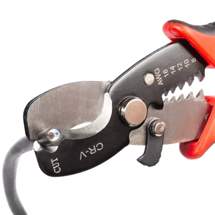 Ножницы для резки проводов КВТ MC-06 до 15 мм с функцией зачистки изоляции (85934) купить в Тобольске