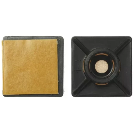 Площадка ЗУБР &quot;МАСТЕР&quot; под хомут нейлоновая, самоклеящаяся, 27 x 27 мм, 5 шт 4-309176-27-27 купить в Тобольске