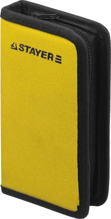 Набор STAYER Ключи &quot;MASTER&quot; имбусовые короткие, Cr-V, сатинированное покрытие, чехол, HEX 2-14мм, 10 пред 2740-H10_z01 купить в Тобольске