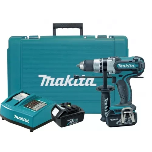 Дрель-шуруповерт аккумуляторная Makita DHP454RFE купить в Тобольске