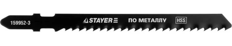 Полотна STAYER "PROFI", T127D для эл/лобзика, HSS, по мягкому металлу (3-15мм), EU-хвост., шаг 3мм, 75мм, 2шт 159952-3_z01 купить в Тобольске