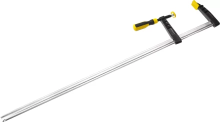 Струбцина STAYER, тип &quot;F&quot;, DIN 5117, двухкомпонентная ручка, профилированная закаленная рейка, 120х1000мм 32095-120-1000 купить в Тобольске