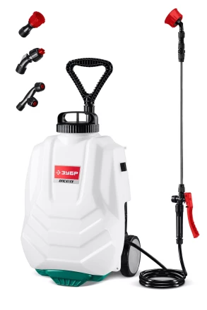 ЗУБР 16 л, колеса, аккумуляторный опрыскиватель (ОПС-16К) купить в Тобольске