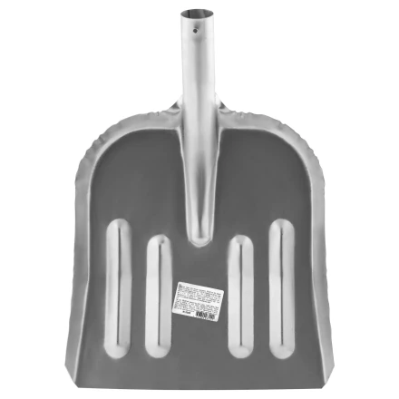 Лопата для уборки снега стальная оцинкованная, 320 х 340 мм, без черенка, Россия 615365 купить в Тобольске