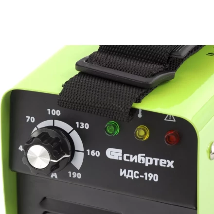 Аппарат инверторный дуговой сварки СИБРТЕХ ИДС-190 94376 купить в Тобольске
