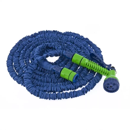 Растягивающийся двуслойный шланг с пистолетом 15 м СИБРТЕХ 67544 купить в Тобольске