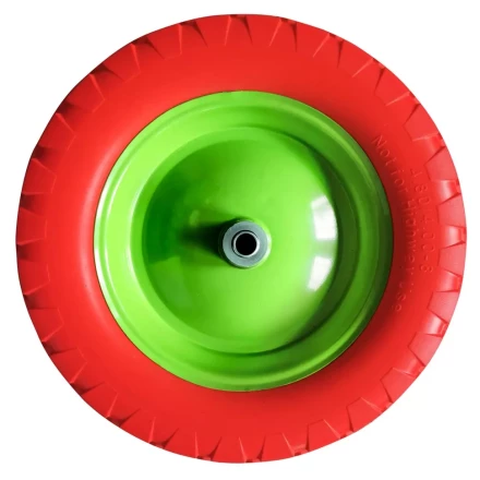 Колесо полиуретановое Сибртех 4.80/4-8, длина оси 80 мм, подшипник 20 мм 689805 купить в Тобольске