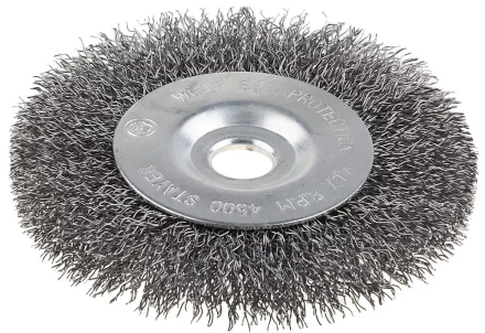 Щетка STAYER дисковая для точильно-шлифовального станка, витая сталь 0,3мм, 175/12,7/16мм 35185-175 купить в Тобольске