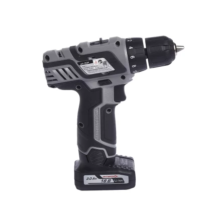 Аккумуляторная дрель-шуруповерт ИНТЕРСКОЛ ДА-18ЭР Li-ion (2 х 2Ач) купить в Тобольске