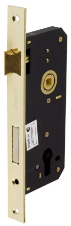 Корпус врезного замка ЗУБР &quot;ЭКСПЕРТ&quot;, с защелкой, межосевое расстояние 85мм, прямоугольный ригель 52010_z01 купить в Тобольске