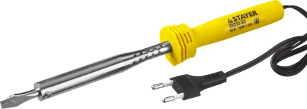 Паяльник STAYER &quot;STANDARD&quot; с пластмассовой рукояткой и долговечным жалом, 80 Вт, клин 55330-80 купить в Тобольске