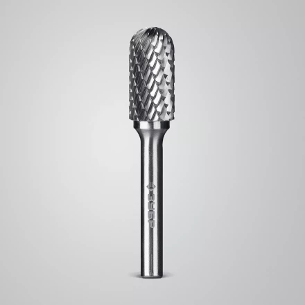 Зубр Твердосплавная борфреза C - цилиндр со сферическим концом, 12 х 25 мм (28802-12-25) купить в Тобольске