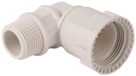 Переходник угловой 90° ЗУБР &quot;ШиреФит&quot; &quot;накидная гайка - наружная резьба&quot;, 20мм - 1/2&quot; 51485-20-1/2 купить в Тобольске