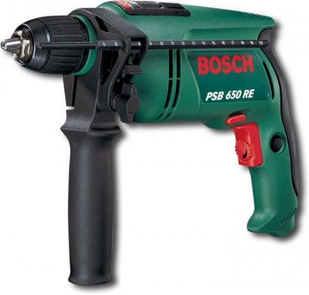 Дрель ударная BOSCH РSB 650 RE в кейсе купить в Тобольске