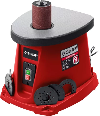 ЗУБР d 13, 19, 26, 38, 51, 76 x 115, 500 Вт, осцилляционный шпиндельный шлифовальный станок (СШО-500) купить в Тобольске