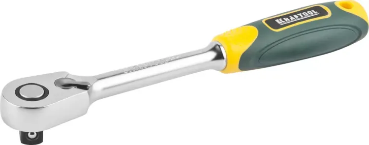 Трещотка для торцовых головок KRAFTOOL "PRO", Сr-V сталь, 60 зубцов, 1/2" 27794-1/2_z02 купить в Тобольске