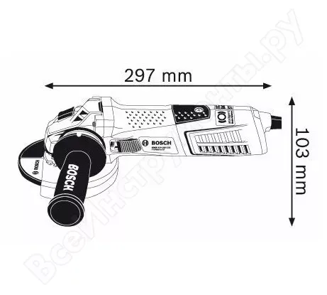 УШМ BOSCH GWS 12-125 CIX (0.601.793.102) купить в Тобольске