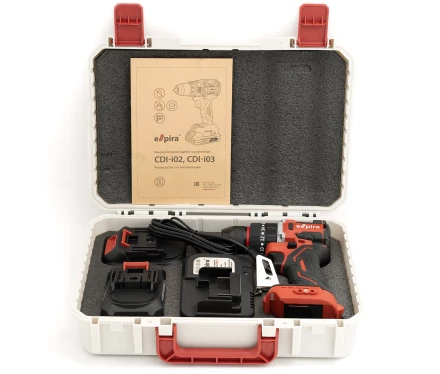 Аккумуляторная ударная дрель-шуруповерт ESPIRA CDI-i03 411055 купить в Тобольске