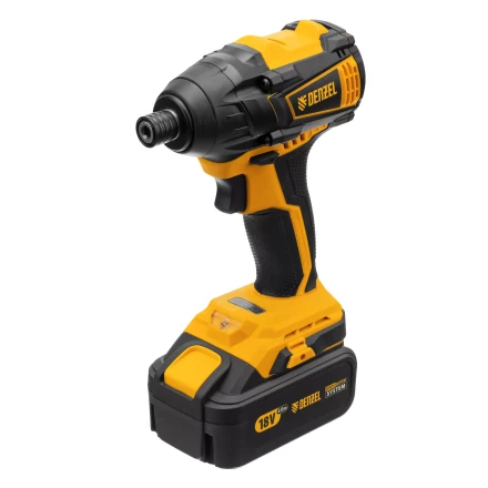 Винтоверт ударный аккумуляторный Denzel 26510 бесщеточный CID-IB-200 18В Li-Ion купить в Тобольске