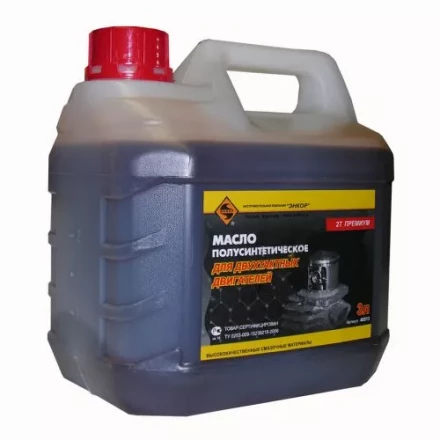 Масло для 2х тактных двигателей полусинтетическое ЭНКОР 3 литра 40513 купить в Тобольске