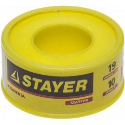 Фумлента STAYER &quot;MASTER&quot;, плотность 0,40 г/см3, 0,075ммх19ммх10м 12360-19-040