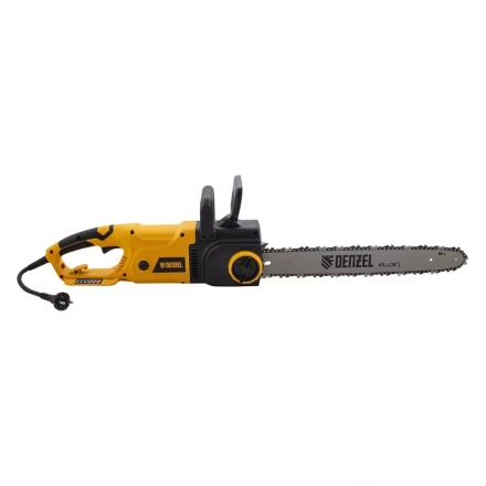 Пила цепная электрическая Denzel EDS-2200 2.2 кВт продольная шина 45 см шаг 3/8 паз 1.3 мм 62 звена 95619 купить в Тобольске