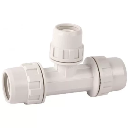 Тройник ЗУБР &quot;ШиреФит&quot; редукционный &quot;штуцер с гайкой - внутренняя резьба - штуцер с гайкой&quot;, 26мм-16мм-26мм 51506-26-16-26 купить в Тобольске