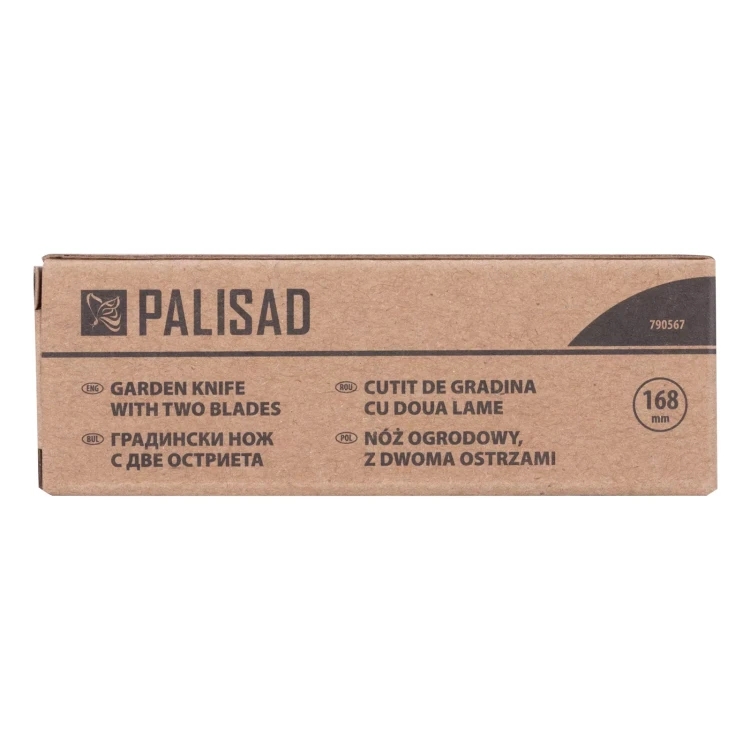 Нож садовый Palisad, 168 мм, складной, с двумя лезвиями, пластиковая рукоятка, 790567 купить в Тобольске
