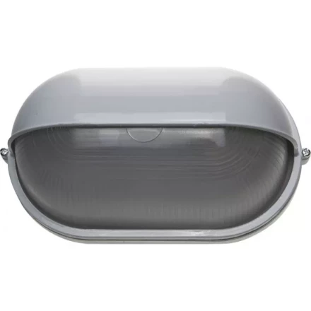 Светильник уличный СВЕТОЗАР влагозащищенный с верхним декоративным кожухом, овал, цвет белый, 100Вт SV-57223-W купить в Тобольске