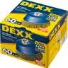 DEXX. Щетка чашечная для УШМ, витая стальная латунированная проволока 0,3мм, 60ммхМ14 35103-060 купить в Тобольске