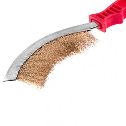 Щетка металлическая изогнутая пластиковая ручка Matrix 74839 купить в Тобольске